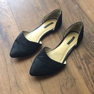 Black pointed Flats - Forever 21